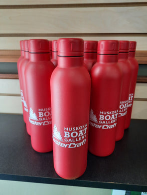 MBG Logo Water Bottle Red